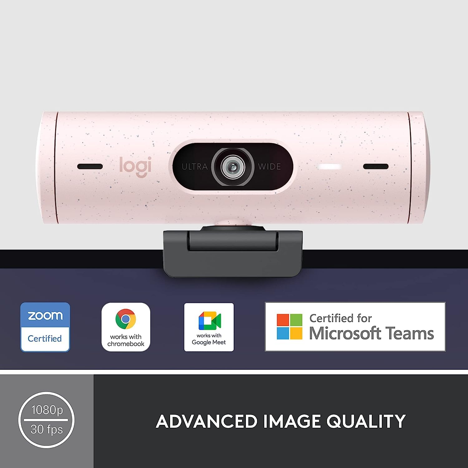 Amazon.co.jp: Logitech Brio 500 フルHD ウェブカメラ 自動光補正