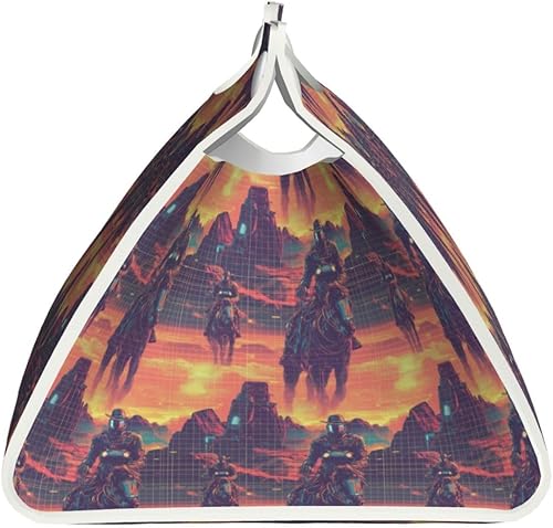 Miniatura 7 de Cyber Retro Western Cowboy Print Tissue Box Cover, Foldable Modern Leather Long Tissue Box Holder, Home Decor Accessories for Bathroom, Office Desk,