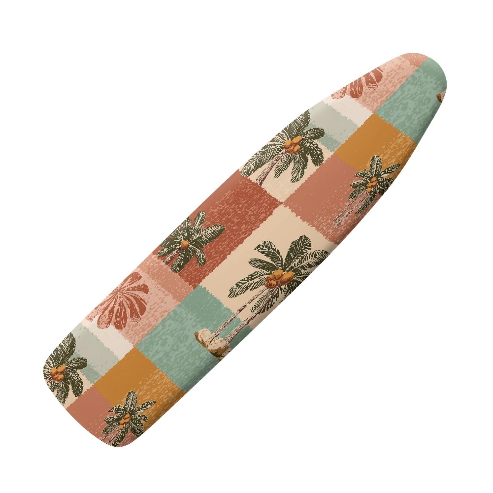 Extra large ironing board cover 140 x 45 Green Plants Thick cotton pad Ironing Board Cover Elastic washable,Resist Scorching and Staining,Heat Reflective & Vapour Permeable,Easy Fit