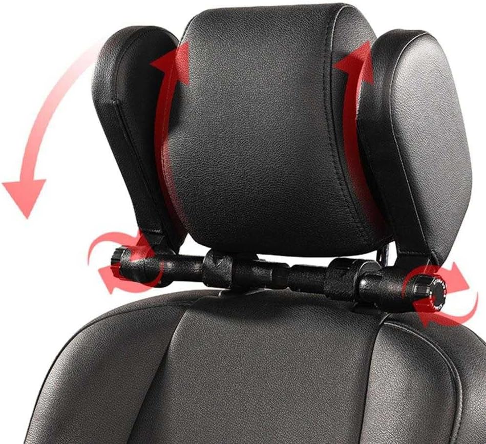 Car Seat Headrest Pillow - Black