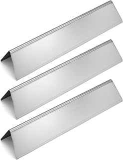 Hongso 15.3" Stainless Steel Grill Heat Shield Flavorizer Bars Replacement Parts for Weber Spirit 2 Burner I & II 200 Series E210 S210 E215 E220 S220 and Weber II GS4 Gas Grill (Front-Mounted Control)