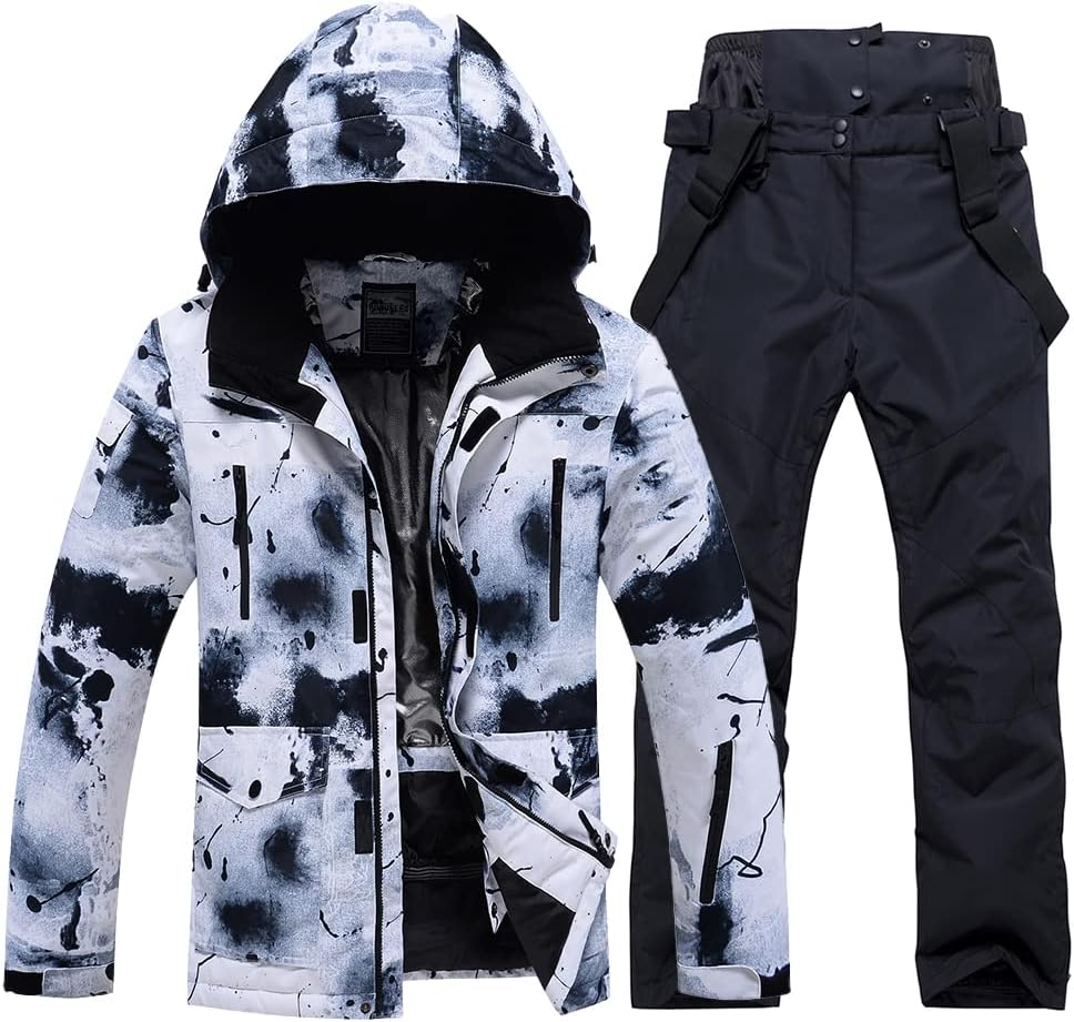 スノーボード ウェア 上下セット メンズ スキーウェア 耐水圧10000mm