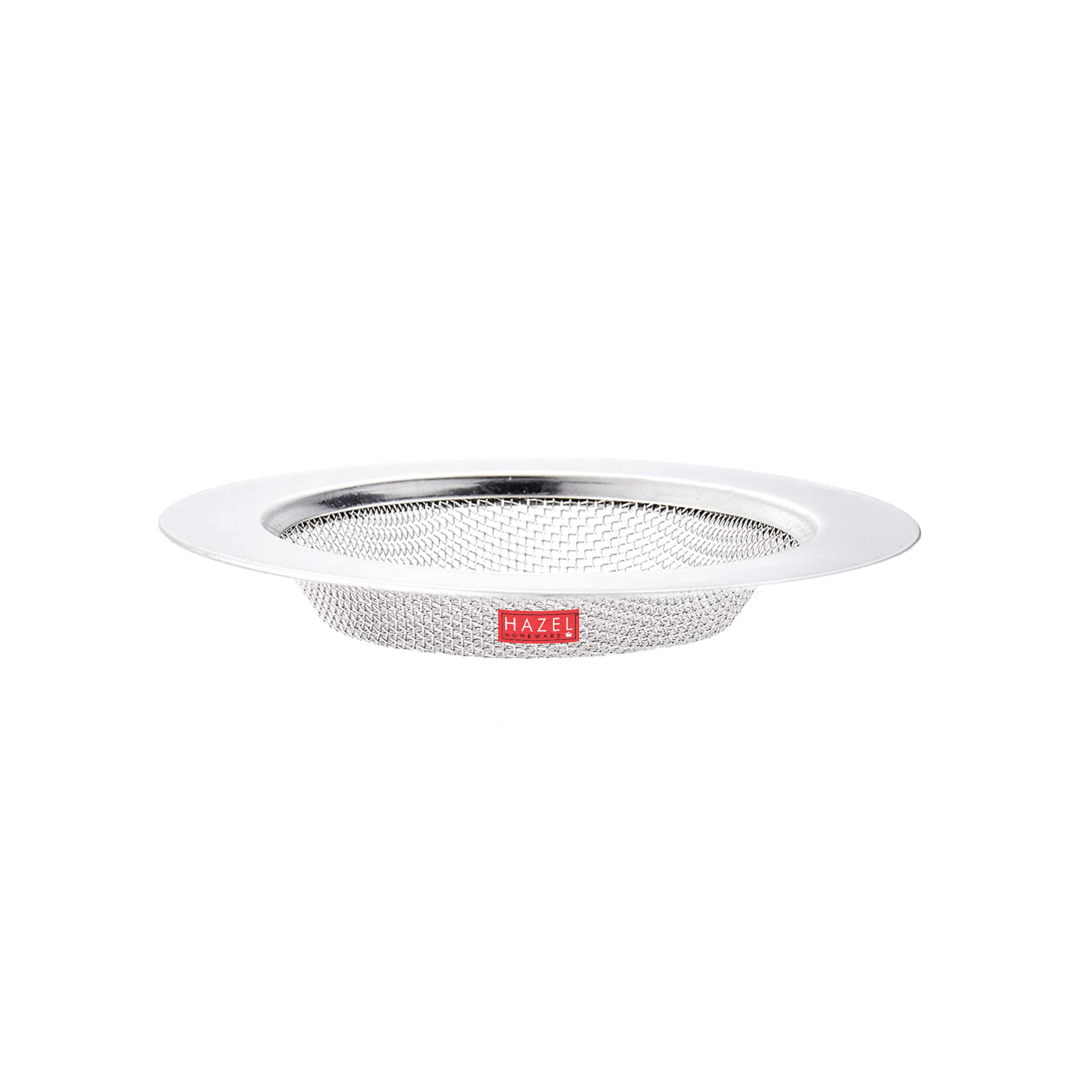 HAZEL Steel Kitchen Sink Strainer | Sink Filter for Waste | Wash Basin Drainer Filter | Stainless Steel Stopper Jali for Kitchen | 6 cm — Amazon image 7