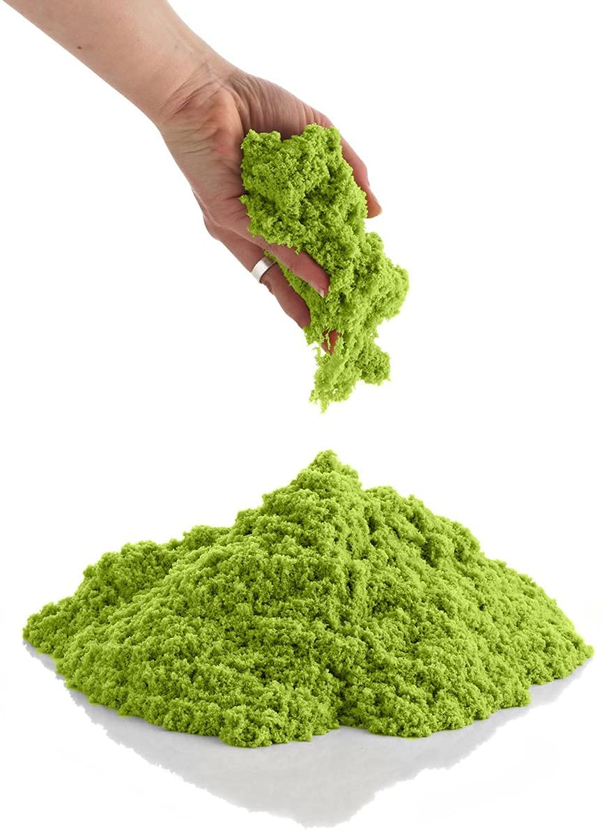 BabyGo Soft Space Sand Clay for Indoor Playing Moldable 500gm in Resealable Bag with Free Big Mould (Green) (No Toxic) (B09HXJP1QF) Amazon Price History, Amazon Price Tracker