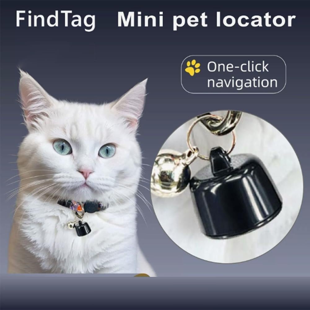 Localisateur GPS pour animaux de compagnie avec Bluetooth 5.0 étanche localisateur GPS anti-perte pour petits chiens et chats avec application en temps réel