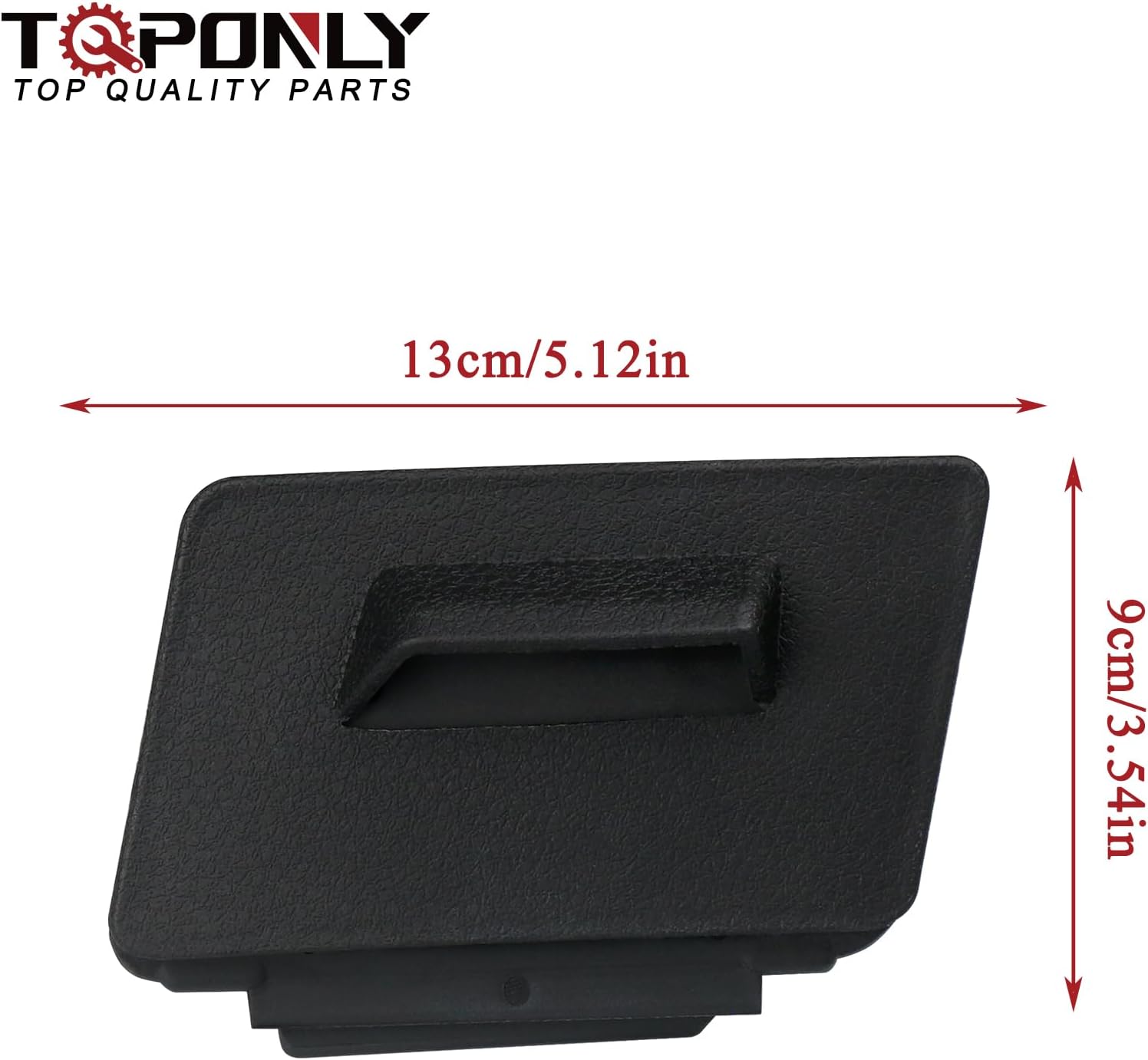 Dash Ash Tray Coin Tray Compatible with 2008-2010 Ford F250 F350 F450 F550 Super Duty Truck (Black)
