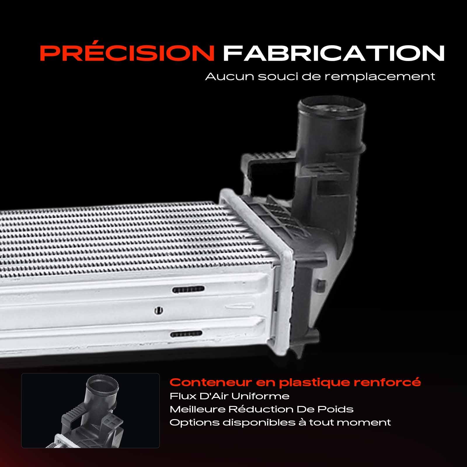 Frankberg Refroidisseur turbo intercooler 8200292773