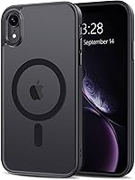 Vista 93 de Anuck - Funda magnética para iPhone 11 compatible con MagSafe, carcasa trasera mate translúcida dura, borde de TPU, delgada, resistente a impactos