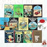 Tipo de producto: LIBRO ABIS Colección de libros Las aventuras de Tintín Serie 3 a 5:13 Libros que incluyen El tesoro de Red Rackham, Las siete bolas de cristal, Prisioneros del sol, Tierra del oro negro, Destino Luna, Explorado