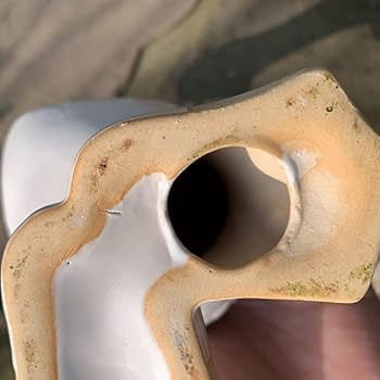 Amazon.co.jp: おきもの 陶器 アヒル タイプ3 置物 セラミック