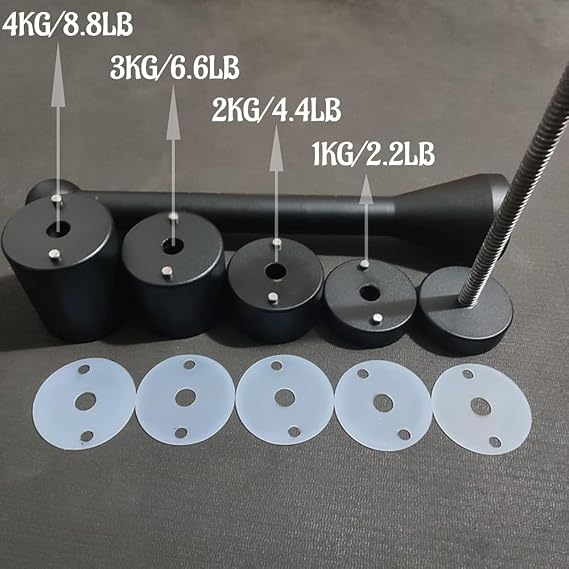 Indian Clubs Set Adjustable Weighted Club for Exercise for Training Fitness Heavy Duty Steel Club for Strength Training Full Body Workout and Rehabilitation Men Women Mace Exercise Club