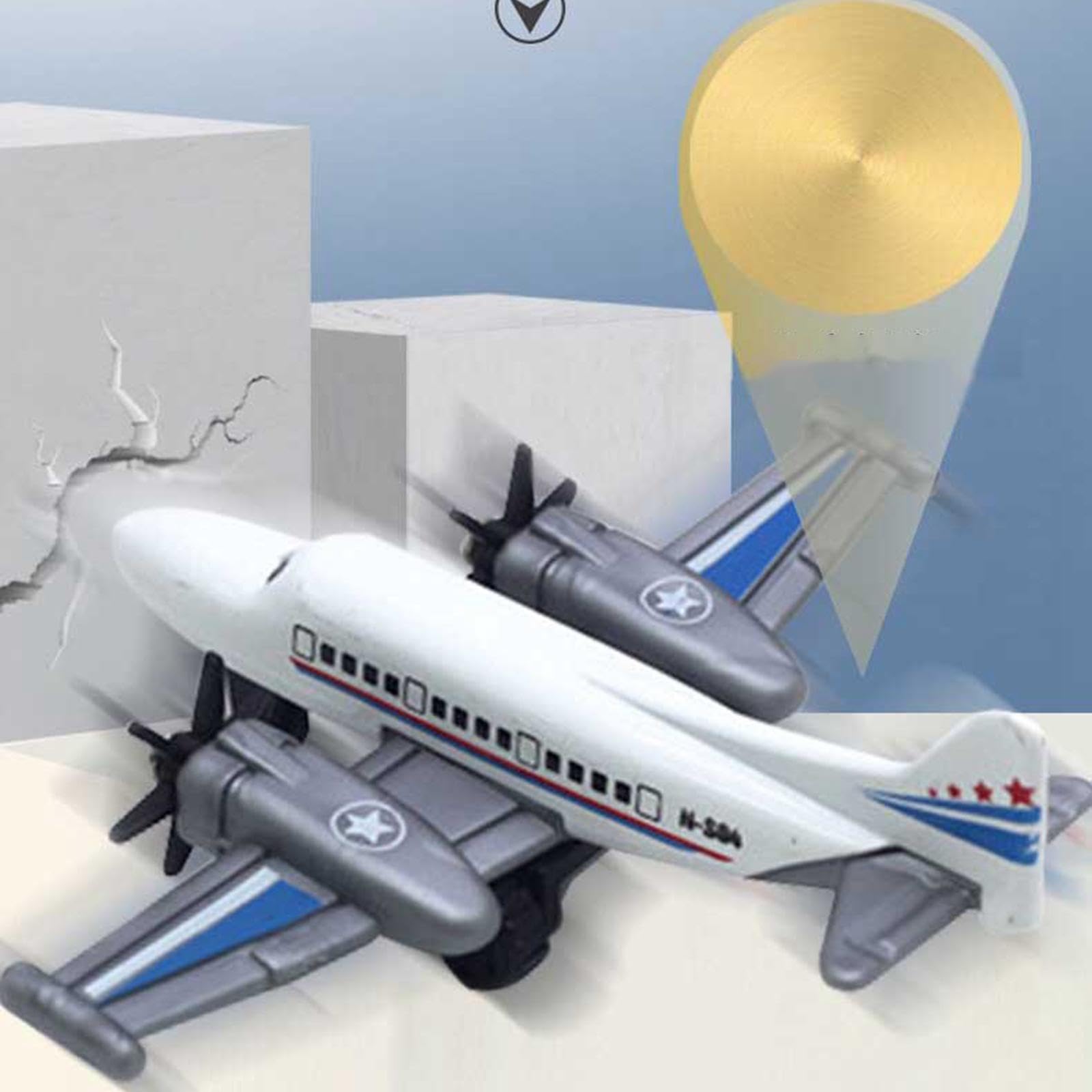 Amazon | Generic 1:64スケールの金属合金製戦闘機模型飛行機6点セット