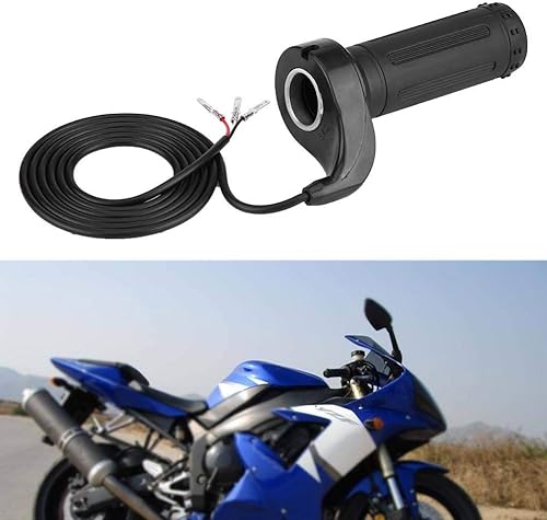 Miniatura 4 de Suuonee Empuñadura del acelerador, acelerador universal de motocicleta, scooter eléctrico, velocidad de giro, agarre del acelerador con 3 cables