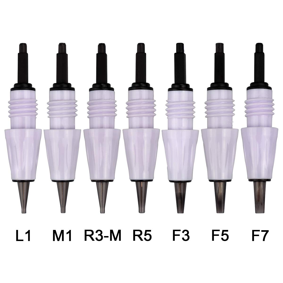 20Pcs Tattoo Needle Cartridges for Permanent Makeup Tattoo Machine Artmex V6,V8,V9,V11 models available size 1R,3R,5R,7R,3F,5F,7F Tattoo Needles (3R)