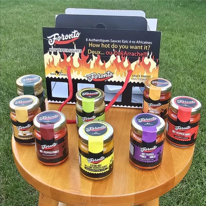 Authentic Taste Africa Hot Chili Puree Medley – Traditional Malian Chili Sauces Made with Variety of Peppers, Ginger & Garlic, Flavor-Packed Spicy Tasty West African Sauces for Cooking