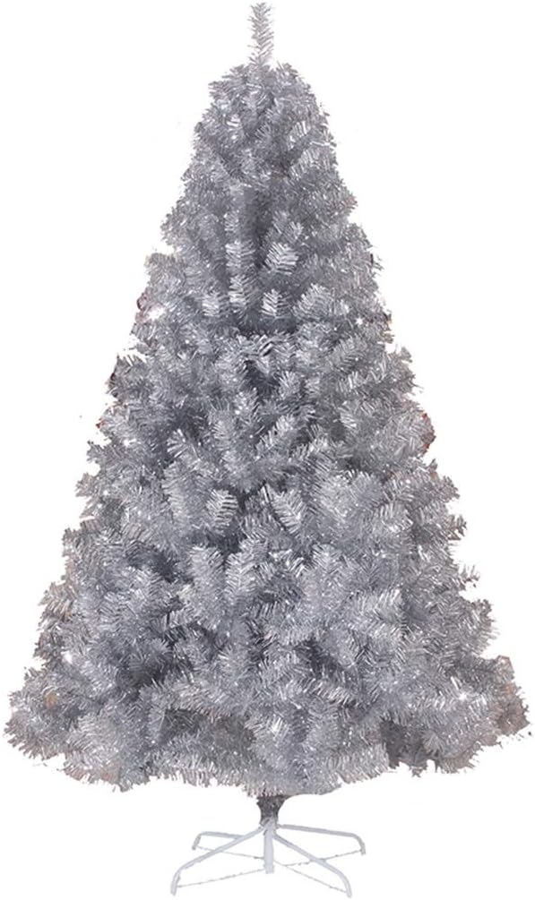 Christmas Tree Trees Silver Artificial Tree Christmas Hotel Decoration Household Toys for Children (Color : Silver, Size : 240cm (94.5 inch))