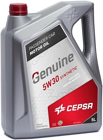 CEPSA Genuine 5W30 Synthetic (5L) Lubricante sintético para vehículos Gasolina y diésel