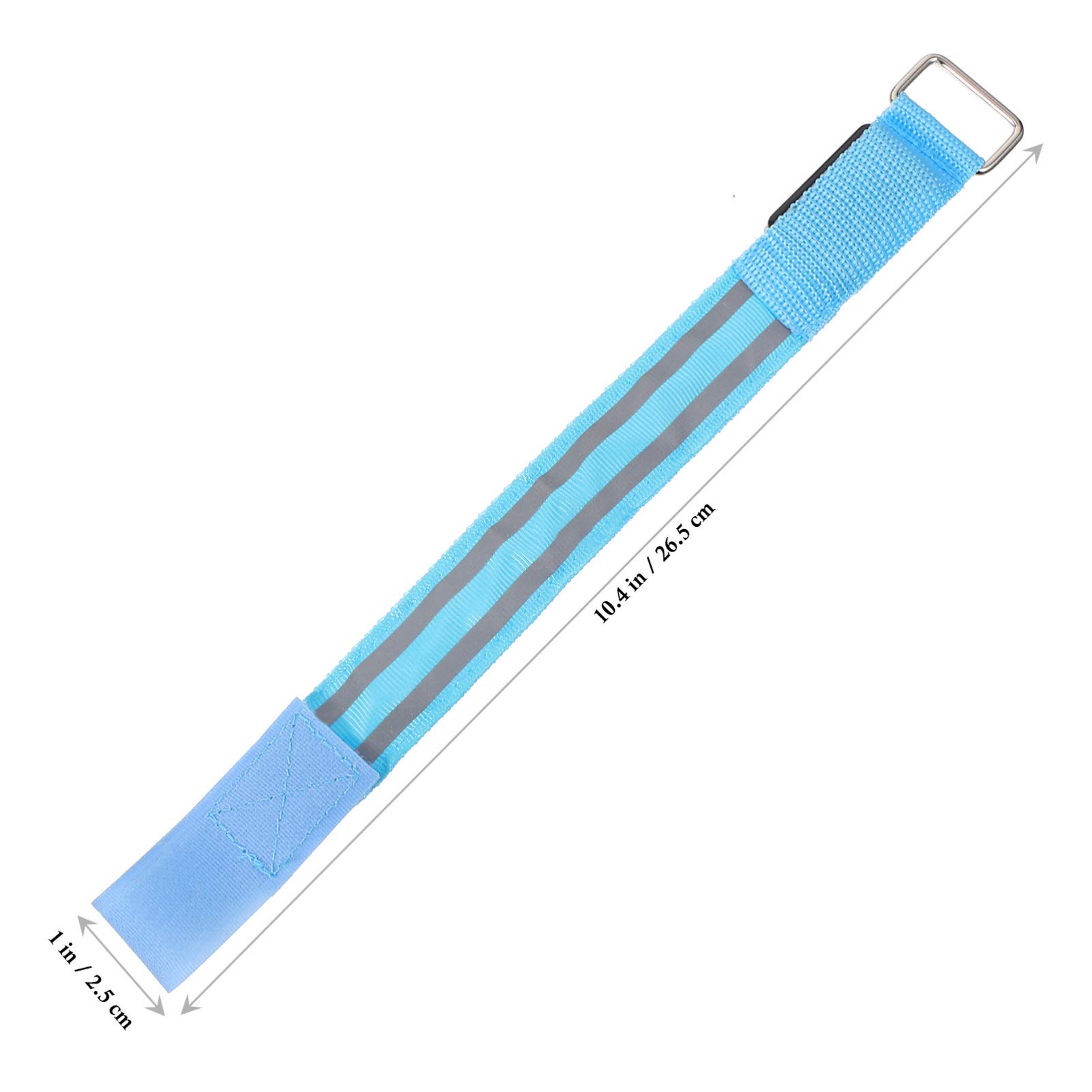Kisangel 3sets Material Reflektierende Lauf Armband Beleuchtet Blinkende Arm Armband 2 Stücke * 3