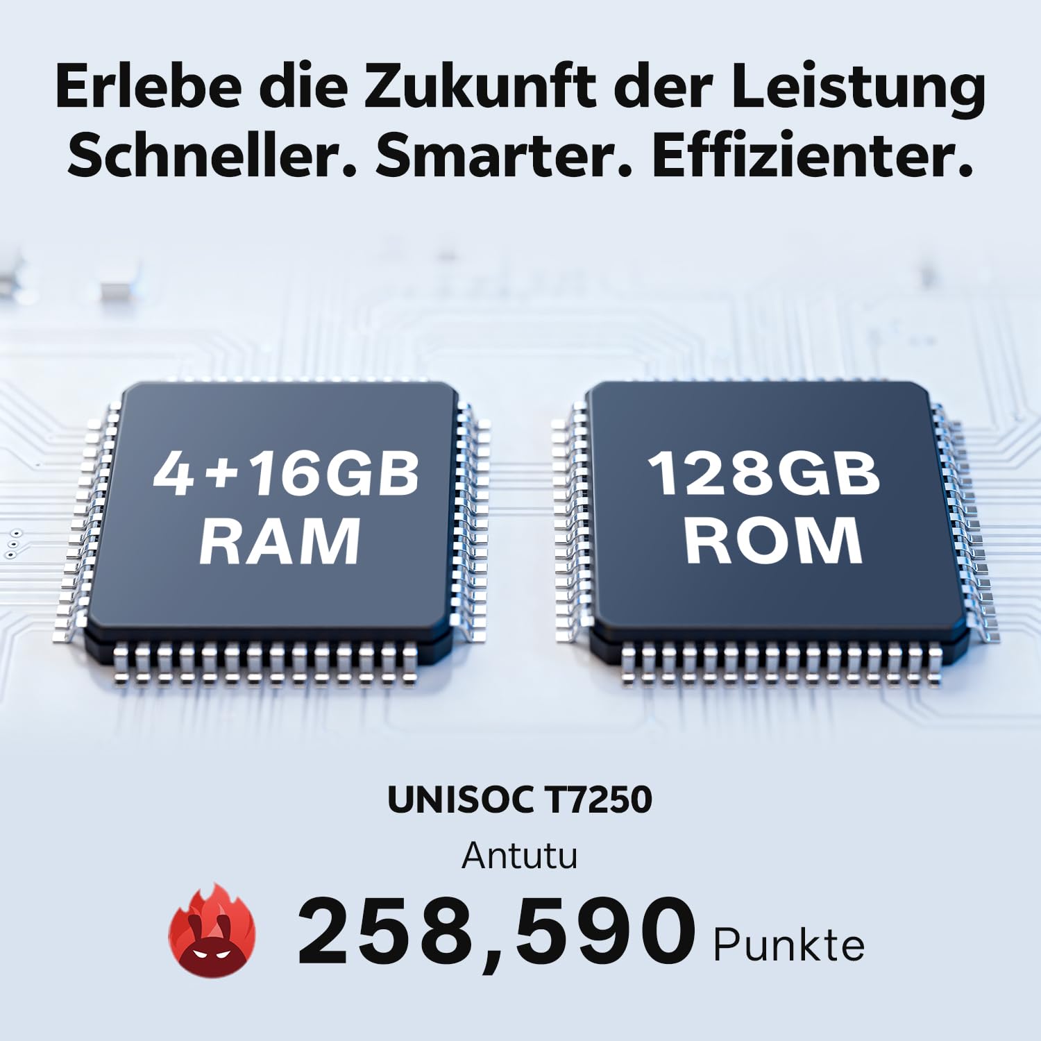 Tablet 11 Zoll mit Hülle, Android 16 System mit Gemini AI, 20GB RAM + 128GB ROM (erweiterbar auf 1TB), 90Hz Display, Unisoc T7250 Octa Core, 13MP + 8MP Kamera, Face ID, Widevine L1, 8800mAh, GPS