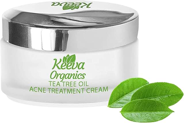 Acne Treatment Cream With Secret TEA TREE OIL Formula - Perfect For Fighting Breakouts, Spots, Cystic Acne, Acne Scar Remo...