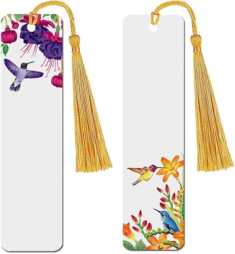 Miniatura 22 de WIRESTER Juego de 2 marcapáginas de metal con borla dorada clara para estudiantes, lectores, profesores, amantes de los libros, posturas divertidas