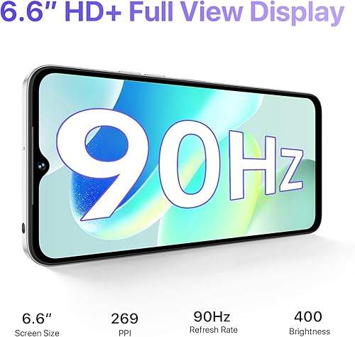 Miniatura 6 de UMIDIGI Teléfono celular desbloqueado, G5 Unisoc T606 8+8 GB +128 GB Android 13 Smartphone desbloqueado con pantalla completa de 6.6 pulgadas,