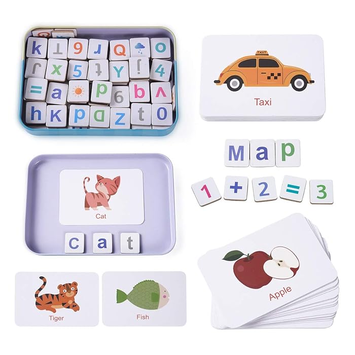 Buy Wooden Letters and Numbers Toys Flash Cards Fridge