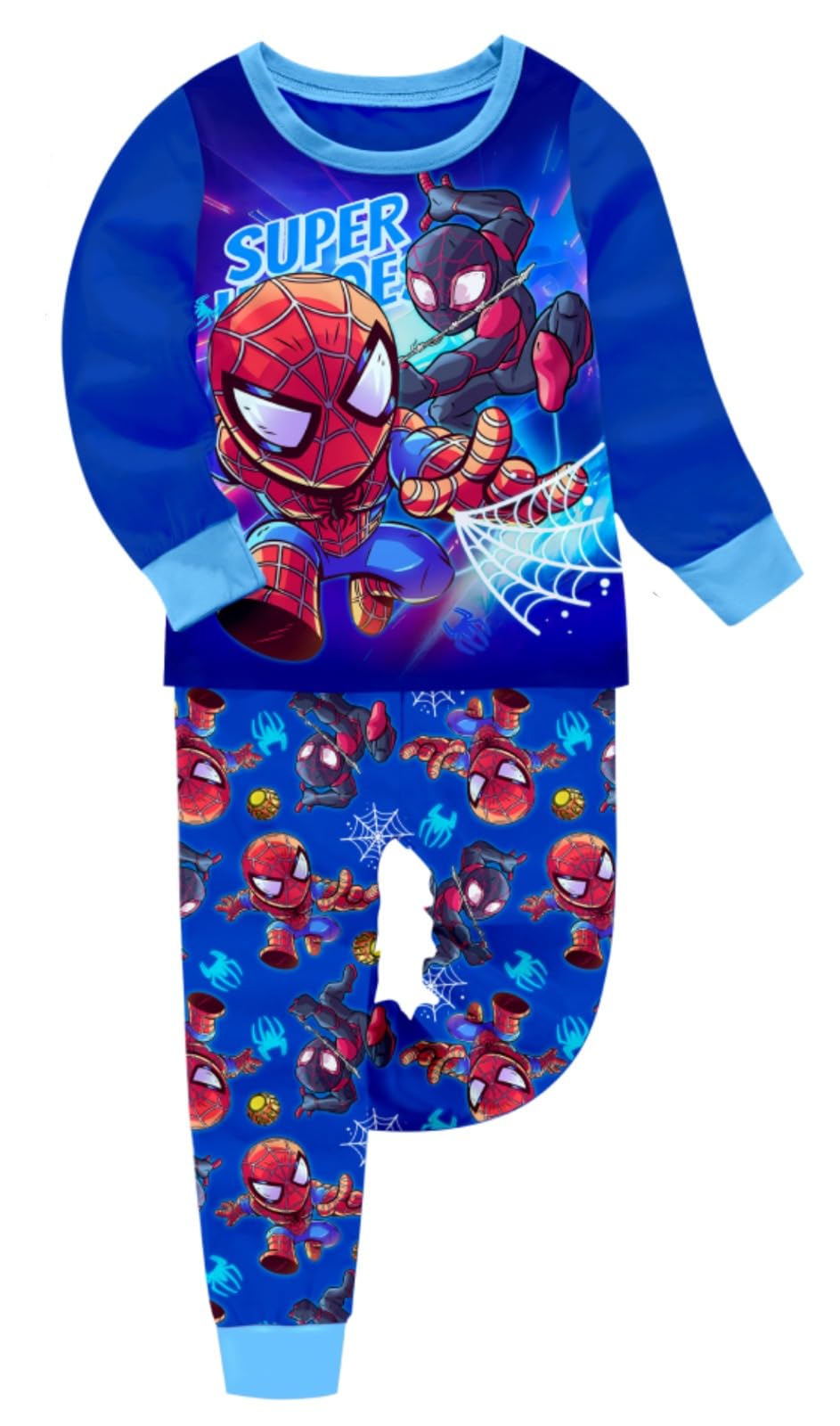 KEASHOPPE Boys Cartoon Glow in Dark Printed Full Sleeves T-shirt with Long Pant