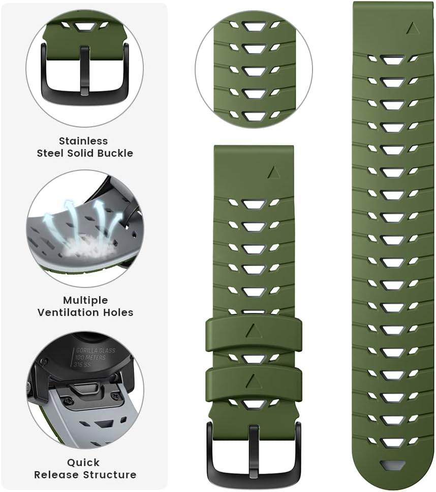 NotoCity for Garmin Fenix 6 Strap/Fenix 5 Strap - Image 4