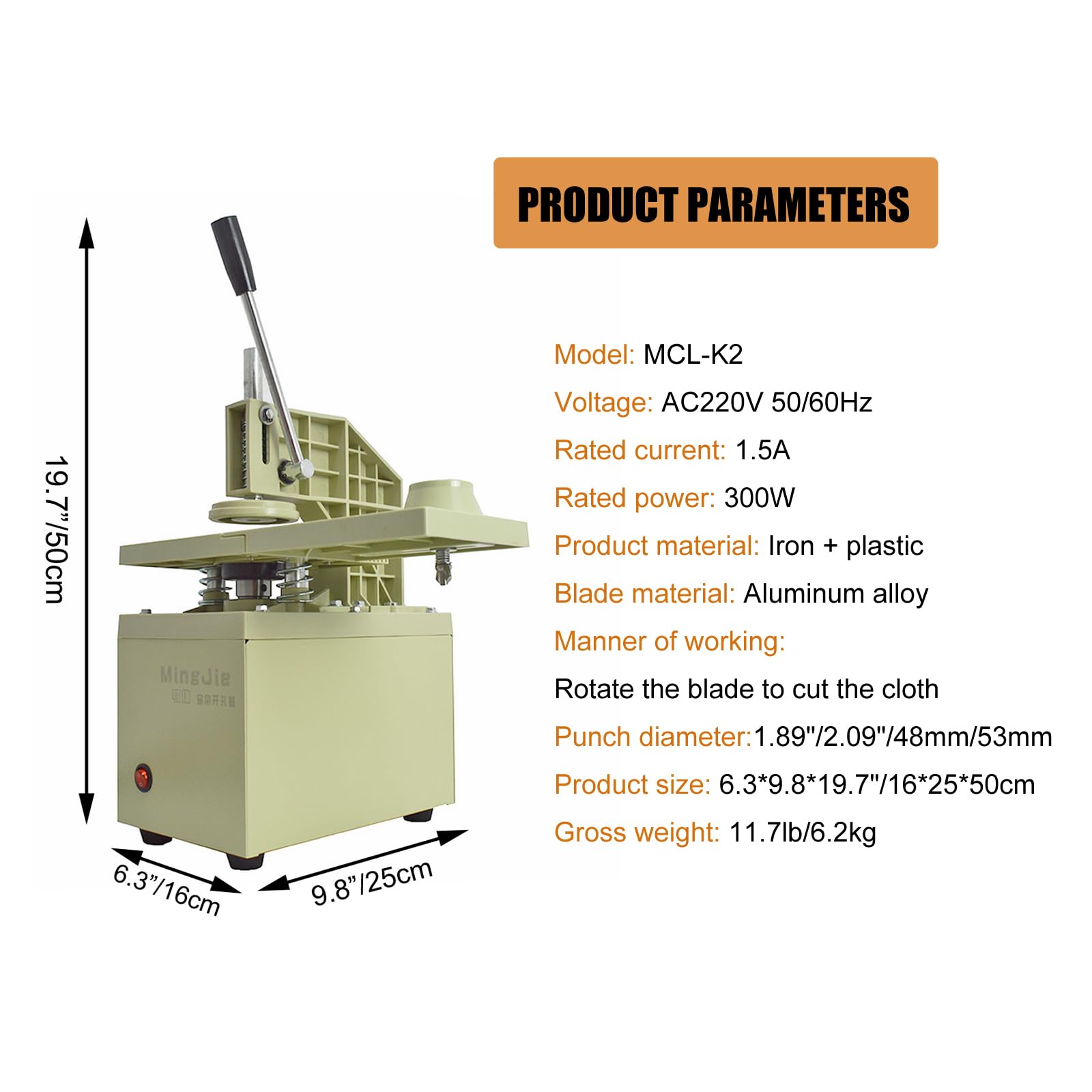 INTSUPERMAI Electric Curtain Punching Machine Curtain Eyelet Punch Machine Electric Curtain Perforator Heavy Duty Curtain Perforator for Curtain Cloth Processing Plant and Endpoint 220V