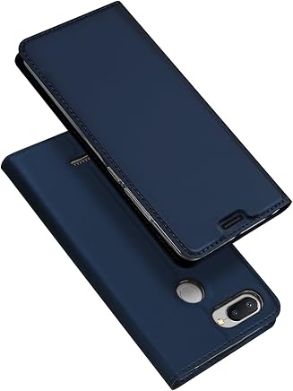 DUX DUCIS Funda Xiaomi Redmi 6,Flip Folio Cover,Soporte Plegable,1 Ranuras para Tarjetas,Magn?tico,Ultra-Delgado Carcasa para Xiaomi Redmi 6 (Azul Marino)