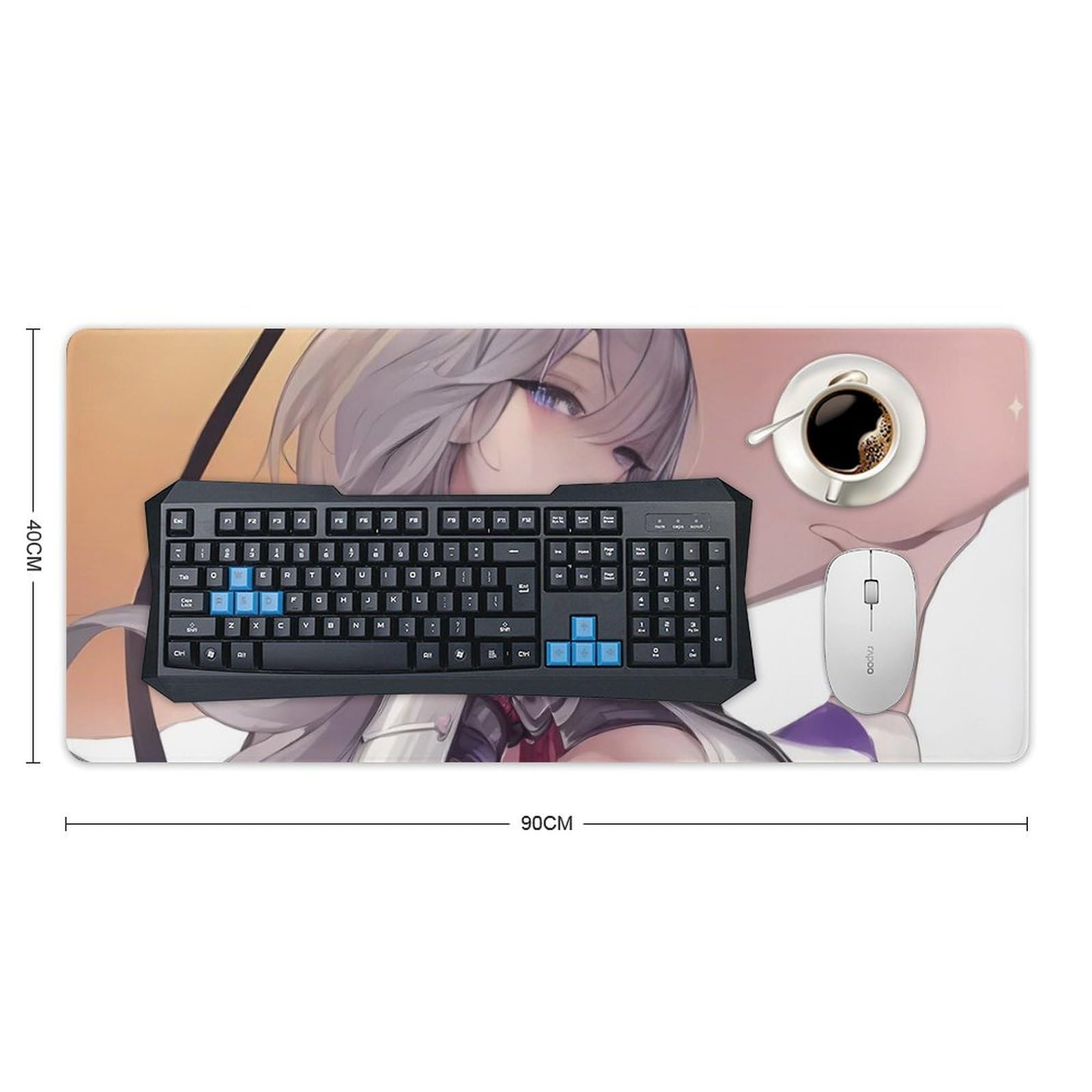 Amazon.co.jp：マウスパッド ゲーミング 勝利の女神:NIKKE 紅蓮