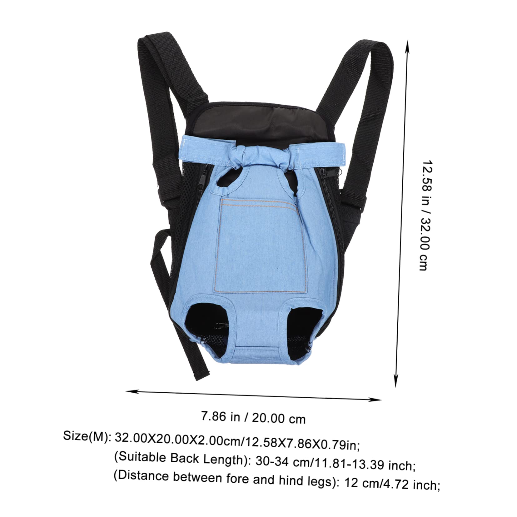 Sosoport Portable Cat and Dog Carrier Bag Breathable Outdoor Pet Pouch for Hiking Travel and Shopping Comfortable and Safe Pet Shoulder Backpack for