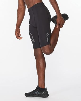 2XU Mens Light Speed Compression Shorts for Running & Fitness, MCS Support, Quick-Drying for Enhanced Runing Performance