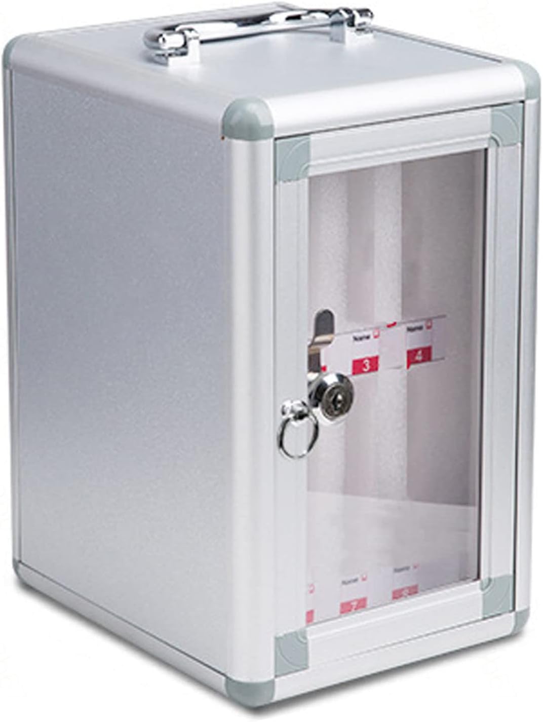 Phone Storage Cabinet Cell Phone Locker Box 24,36, 48, 60 Position Cell Phone Storage Box Cabinet Pocket Locker Box with A Security Lock Restaurant Storage Cabinet,60Slo,8slots (8slots)