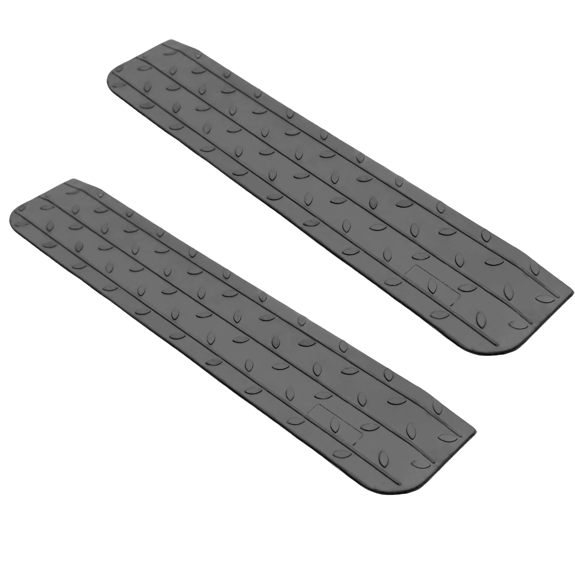 Bordsteinrampe Gummi,schwarz,Rampe Gummikeil, Rollstuhlrampe türschwelle,Auffahrhilfe Türschwellenrampe, Autorampe,türschwelle,gummirampe (110x32x2.5 cm)