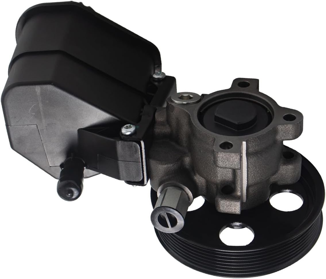 AUQDD 20-70269 New Power Steering Pump (w/Reservoir w/Pulley,For 3.7L,4.7L,5.7L) Compatible With 2002-2004 05-07 Do-dge Ram 1500 (Power Assist Pump OE# 52113364AH 52113364AI 53032128AB 96-70269)