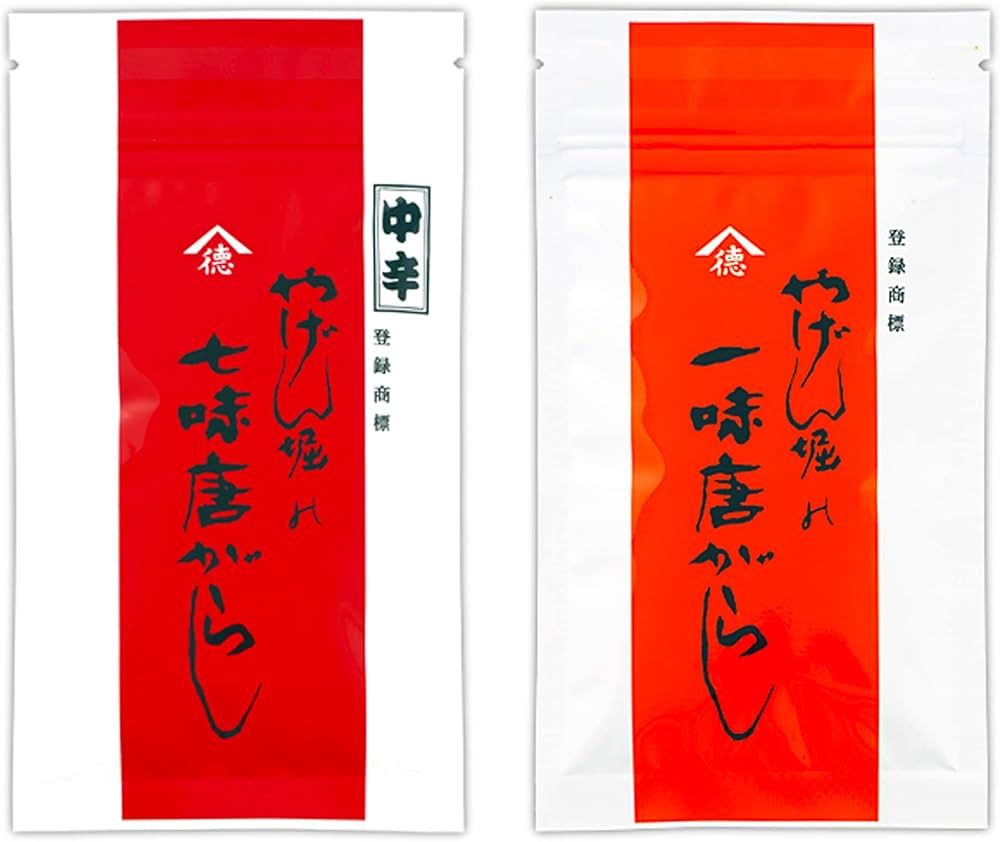 Amazon | 七味 & 一味 （各1袋）浅草 やげん堀 【創業400年 江戸時代に