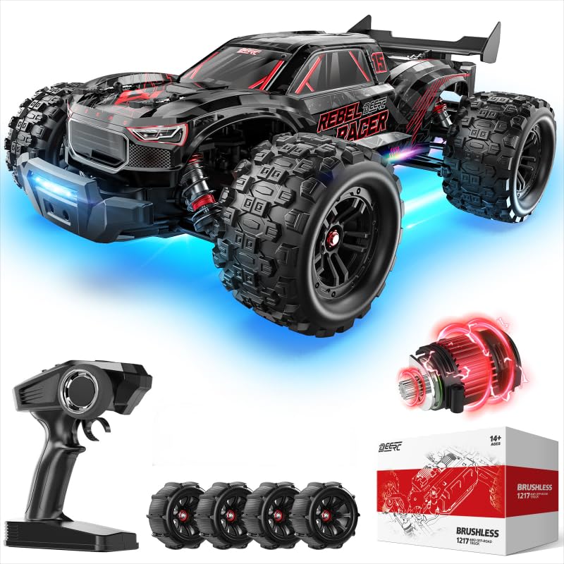 Amazon.co.jp: DEERC 高速ラジコンカー オフロード 68km/h 1/14
