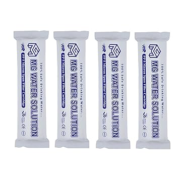 MG WATER SOLUTION PP5 Micron 10 Inch Filter Candle/Spun Cartridge, Compatible for All RO, UV, UF Water Purifiers (Pack of 4)