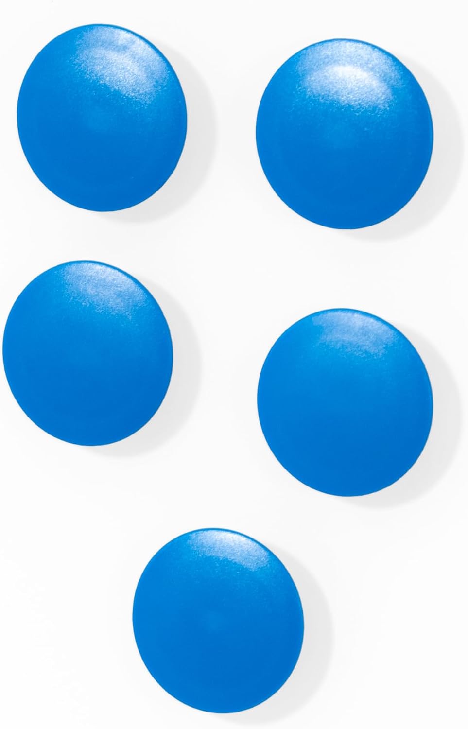 Audio-Visual Direct Neodymium Magnets for Glass Boards - Set of 20 Heavy Duty Round Magnets for Whiteboard or Fridge - Choose Your Colors