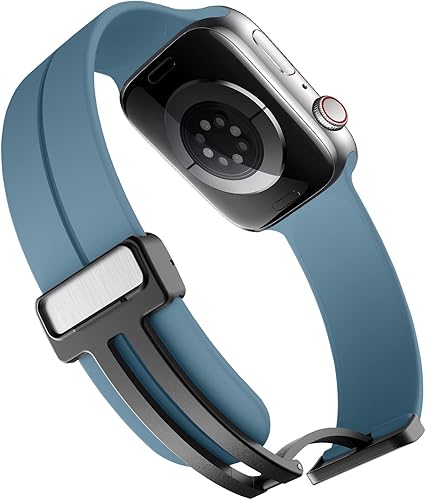 Miniatura 4 de Correa magnética para Apple Watch Ultra Band 1.929 in 1.772 in 1.732 in 1.614 in 1.575 in iWatch Band 1.496 in 1.654 in correa de repuesto de