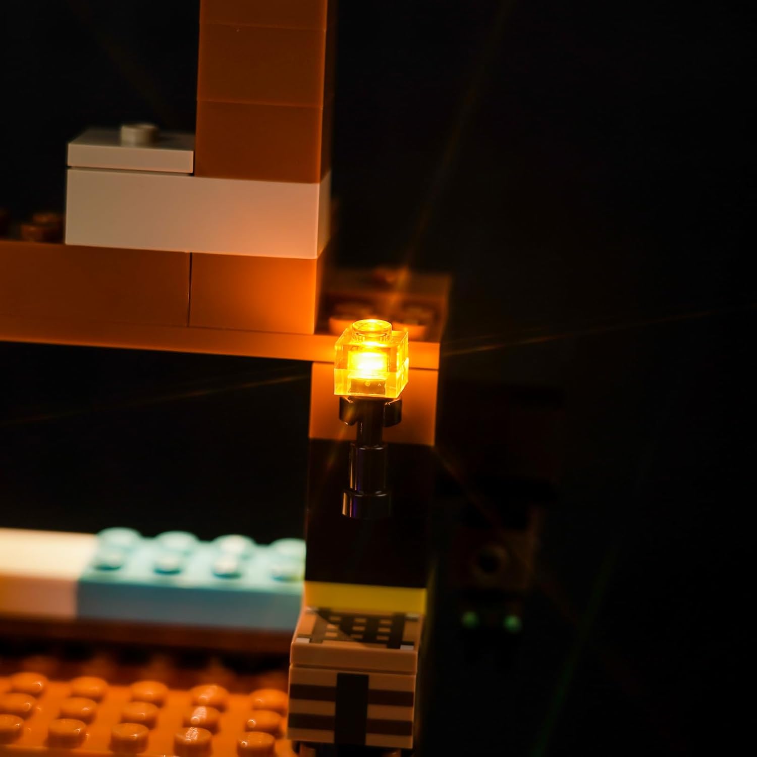 Upgraded Led Light Kit for Lego The Badlands Mineshaft Building Set, Compatible with Lego 21263 (Model Not Included)