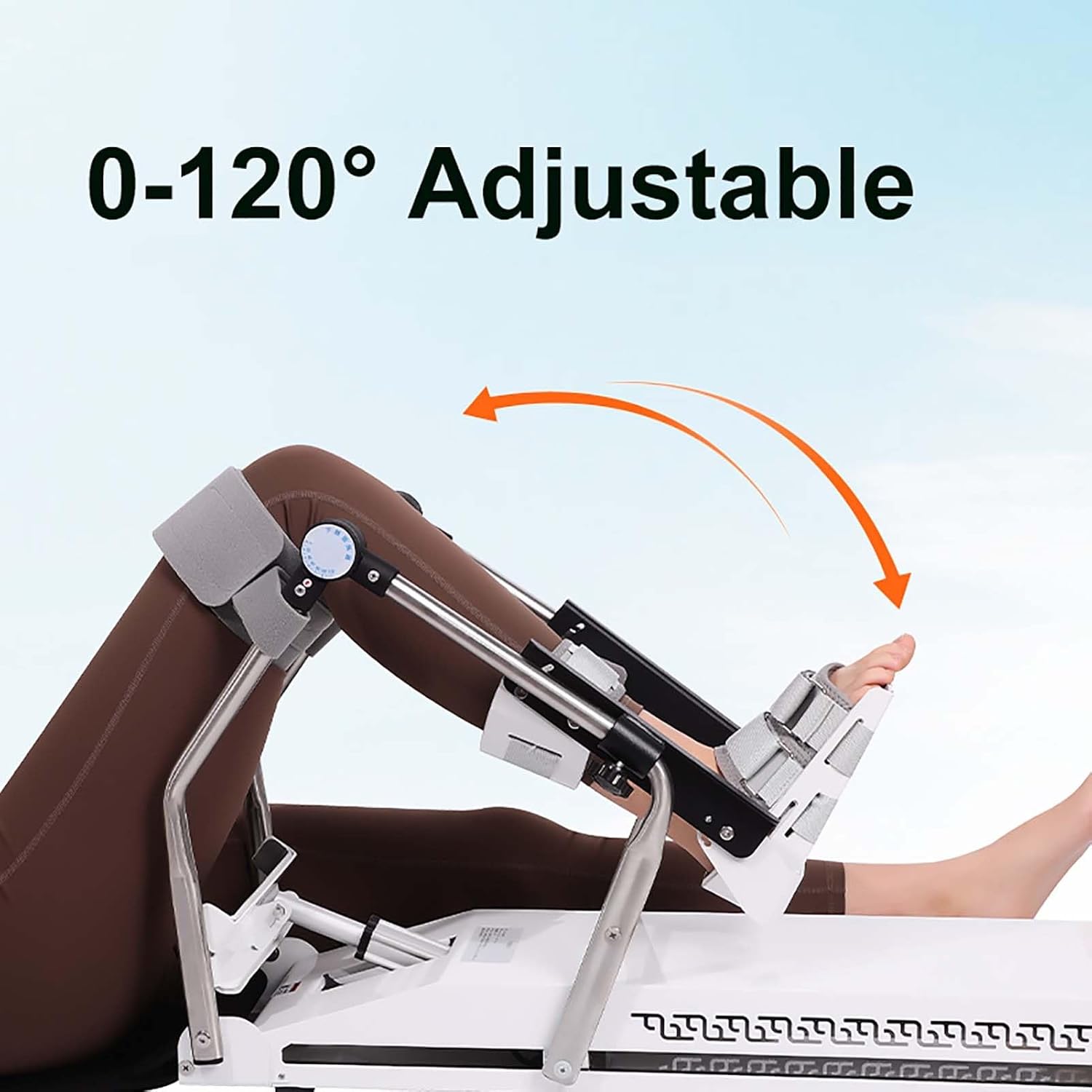 Electric Knee Flexion and Extension Trainer Knee Rehabilitation Flexion and Extension Exercise Leg Joint Exercise for Home Use