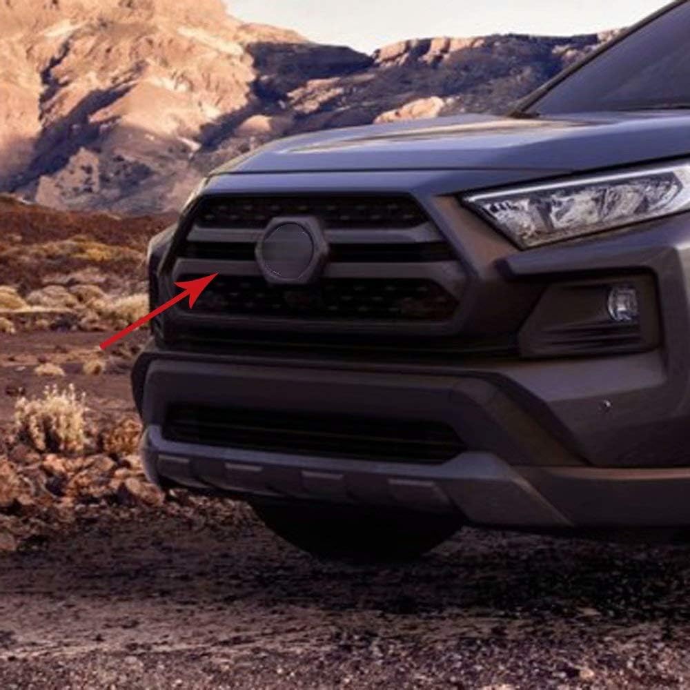 for Toyota RAV4 Adventure 2019-2020 Chrome Front Center Grille Grills Cover Trim Exterior Car Parts