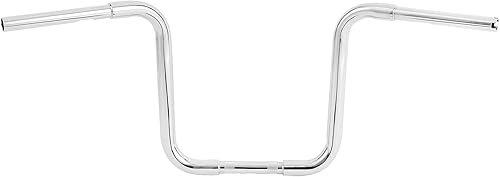 Miniatura 4 de TCT-MOTORPARTS Cromo 14" Rise 1-14" Ape Hanger Manillar apto para Harley FLST FXST Custom Sportster XL Dyna Super Glide Street Bob Low Rider
