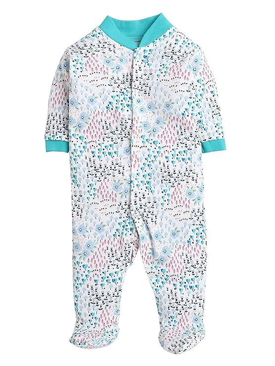 Image of EIO 100% Cotton Rompers /Sleep Suits /Jumpsuit /Night Suits for Baby Boys & Girls, Infants, New Born Pack of 3