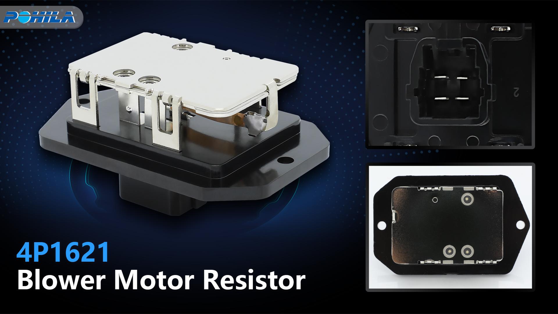 Image of HVAC Blower Motor Fan Resistor Compatible with 2009-2018 Ram 1500,2010-2018 Ram 2500 /3500,2011-2018 Ram 4500 /5500 Replaces 4P1621 973029 RU710 68048900AA 68048900AB