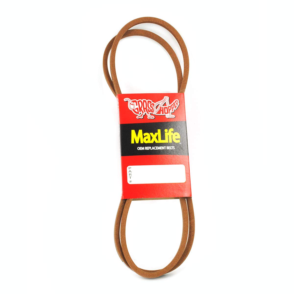 Grasshopper Lawn Mower MaxLife Belt, Designed to Specific Material, Dimensions, Shape, Construction and Pliability Standards That Ensure Superior Performance and Long Life, OEM Replacement Part 382086