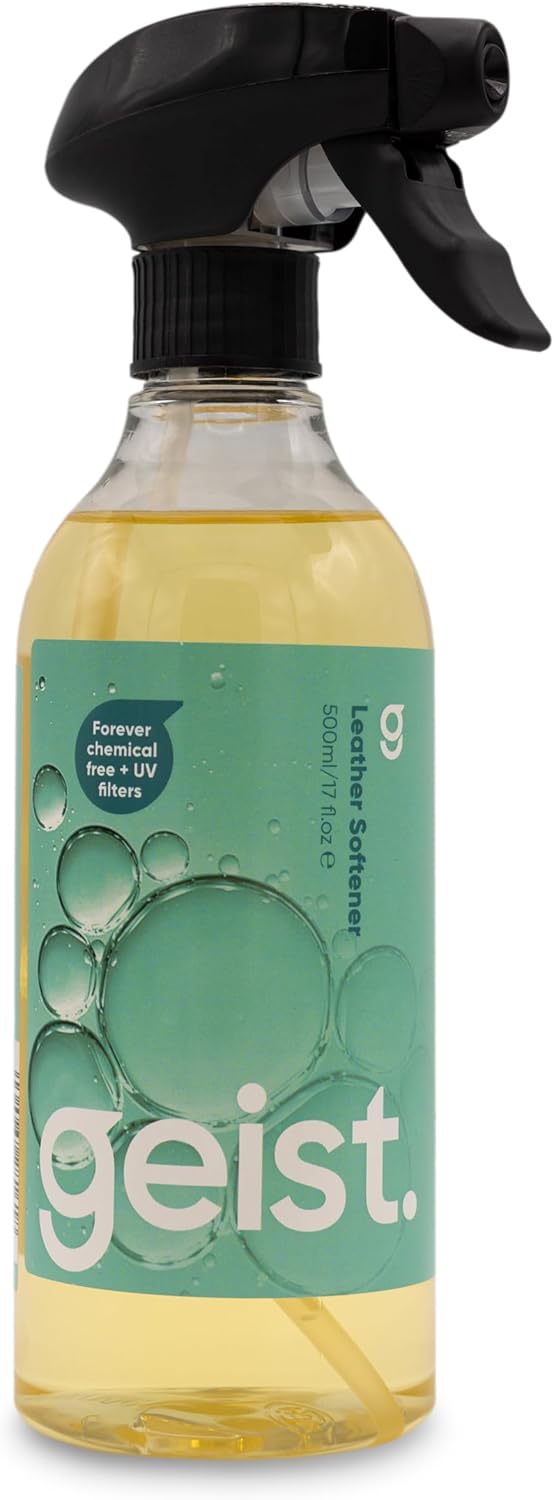 Geist. Leather Softener Spray | Plant derived ageing-Resistant Oil Mixture with UV Filters | 500 ml / 16.75 fl.oz